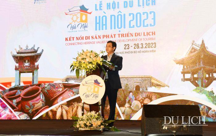 Phó Tổng cục trưởng Tổng cục Du lịch Nguyễn Lê Phúc phát biểu tại Lễ khai mạc